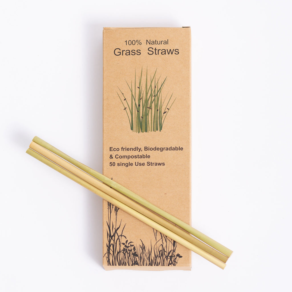 Grass straws - 50 stuks - Rietjes van gras